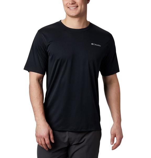 Columbia Zero Rules T-Shirt Black For Men's NZ20518 New Zealand